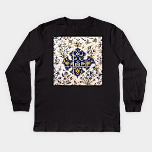 Persian Ceramic Design 13 Kids Long Sleeve T-Shirt